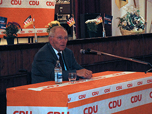 Wolfgang Schäuble während seiner Rede