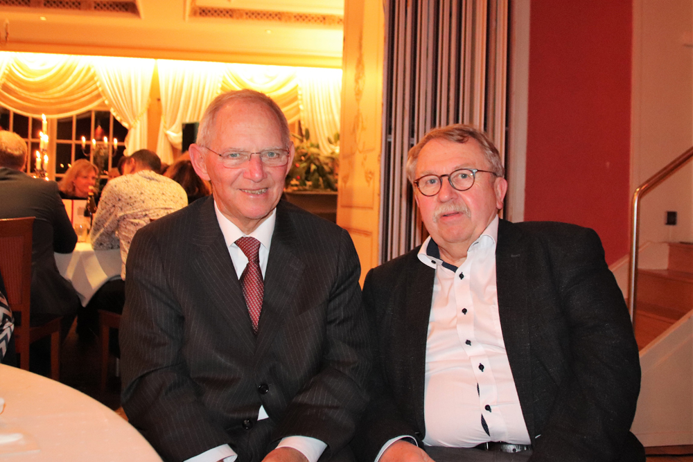 Helmut Rau und Dr. Wolfgang Schäuble